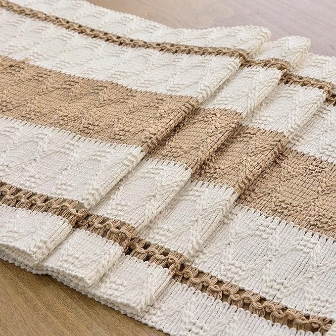 FEXIA Boho Table Runner for Hoilday Spring Home Decor - Image 5