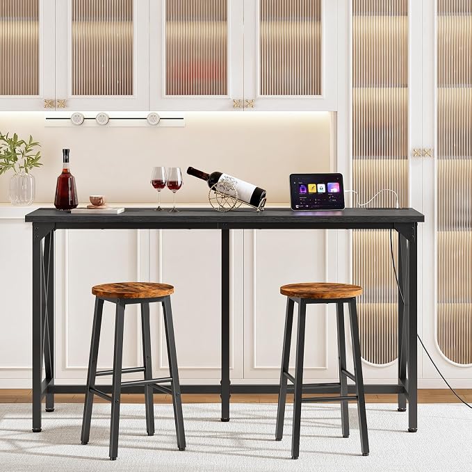 CHOEZON 55'' Bar Table, Kitchen Dining Table by Choezon