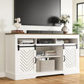 RoyalCraft TV Stand for 65+ Inch TV: Farmhouse Entertainment Center by Bringyoubetterlife
