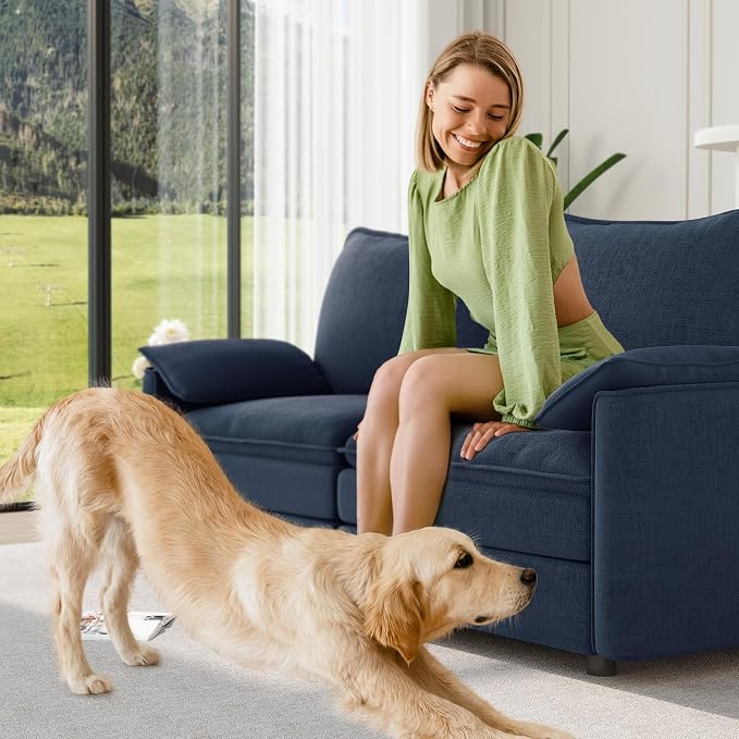Vesgantti 74" Loveseat Sofa for Living Room, Comfy Cloud Couch Deep Seat - Image 6