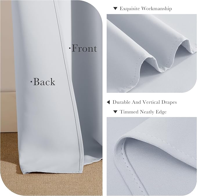 PONY DANCE Grayish White Curtains - Image 6