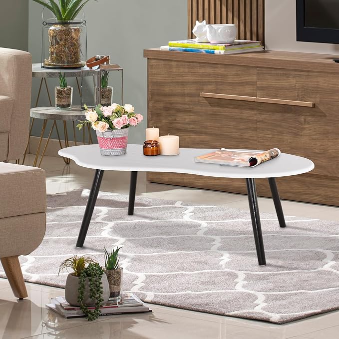 Small Coffee Table Cloud Shaped Irregular Center Table - Image 5