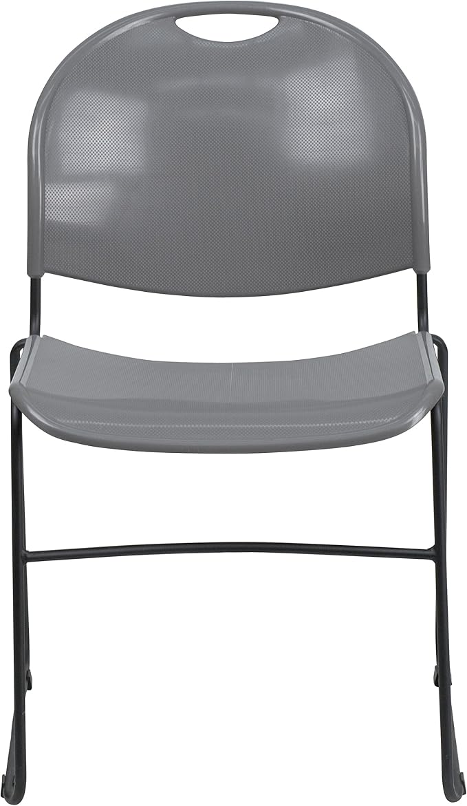 Flash Furniture 4 Pack HERCULES Series 880 lb. Capacity Gray Ultra-Compact - Image 7