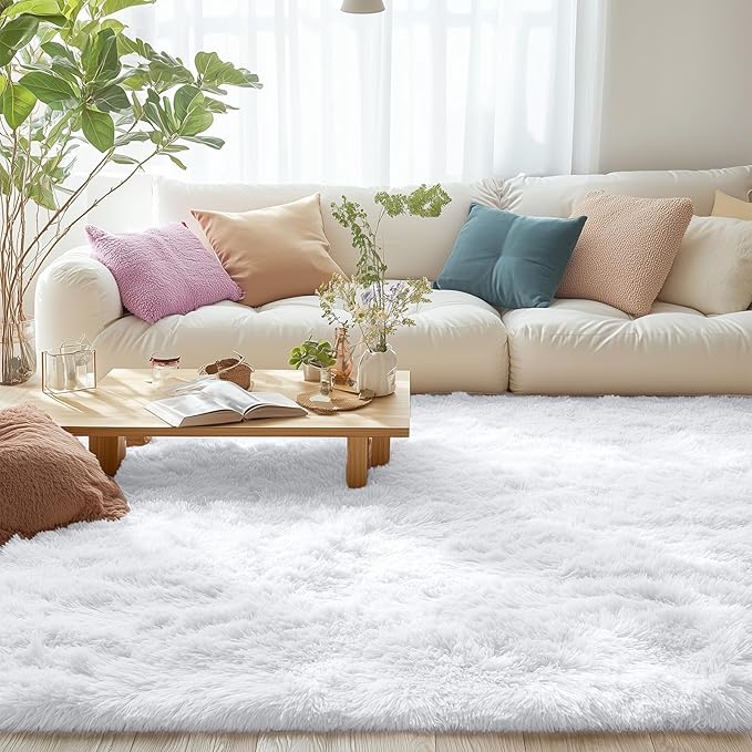 OLANLY 5x6 Area Rugs for Living Room Bedroom, Machine Washable Soft Fluffy - Image 6