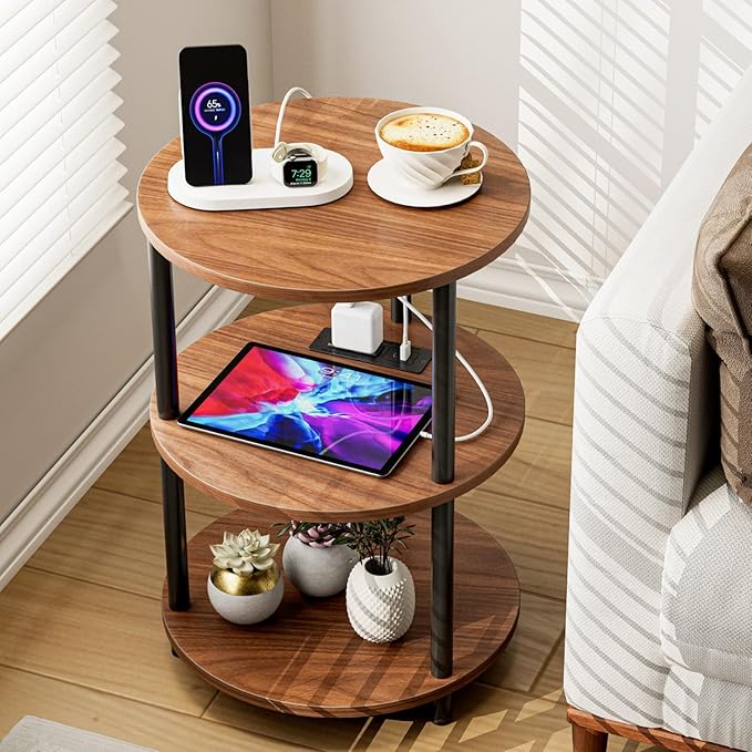 XBurmo Small Round End Table by XBurmo