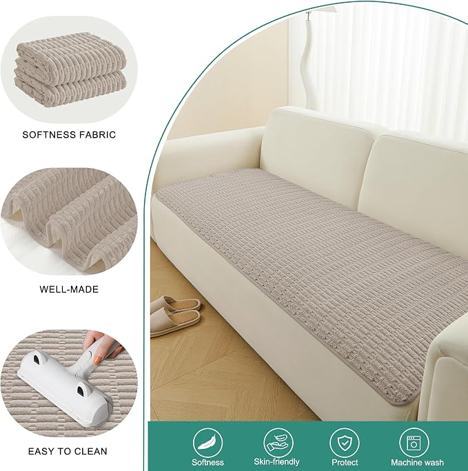 Foxdecor Couch Cover Sofa Covers Washable, Dog Bed Cover Couch Covers - Image 3
