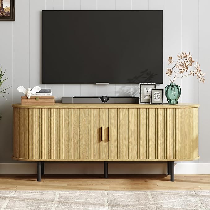 ONBRILL 55" TV Stand with Power Outlet by ONBRILL