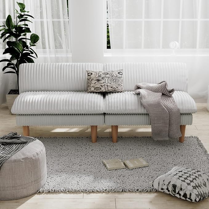 Ribilake 69" Futon Sofa Bed, 4 in 1 Multi-Function Couch Sleeper - Image 2