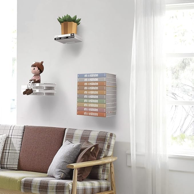 STORAGE MANIAC Floating Book Shelves - Image 8