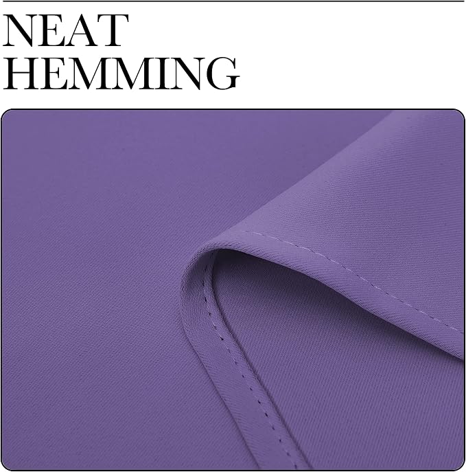 NICETOWN Bedroom Curtain Panels Blackout Draperies, Thermal Insulated Solid - Image 7