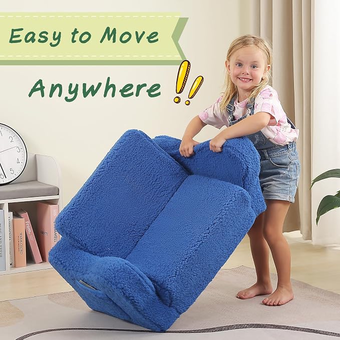 MOMCAYWEX Kids Sofa, 2-in-1 Flip-Out Foam Couch - Image 5