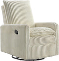 Oxford Baby Uptown Upholstered Glider Recliner Rocking Chair 360° Swivel by OxfordBaby