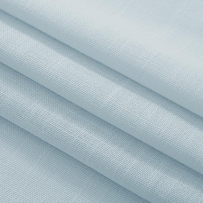 Sky Blue Curtains 90 inch Length - Image 6