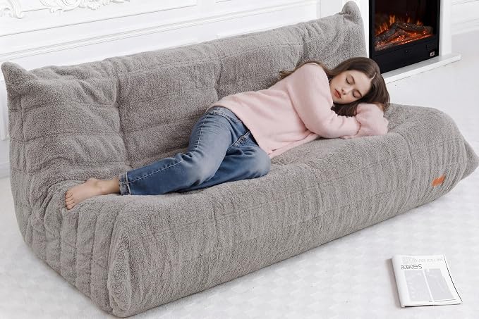 Bean Bag 3-Seater Chair Big Sofa Beanbag Chair - Image 5