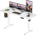 BIZUM Electric Standing Desk 63 x 24 Inch Computer Desk-Gaming Desk White Home by Unknown