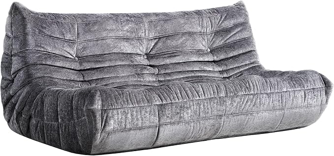 Bean Bag Chair, 3 Seater Fireside Chair, Giant Bean Bag Chairs by Cansunna