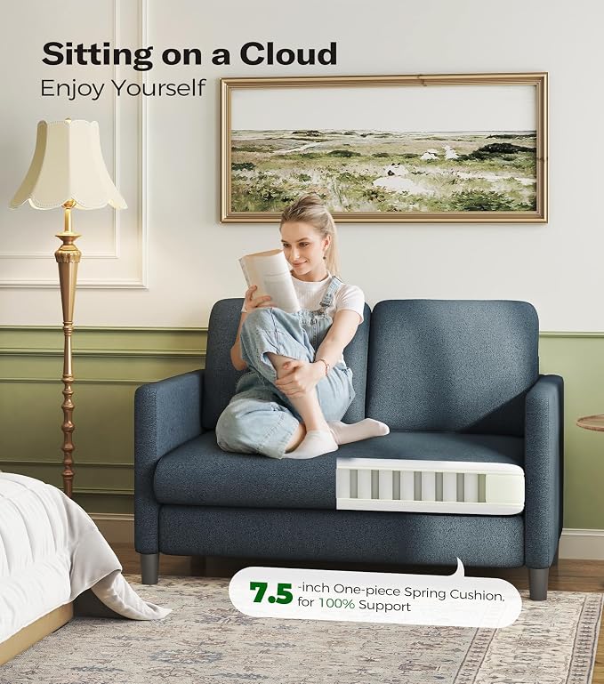 Welzona Loveseat, Comfy Teddy Love Seat - Image 9