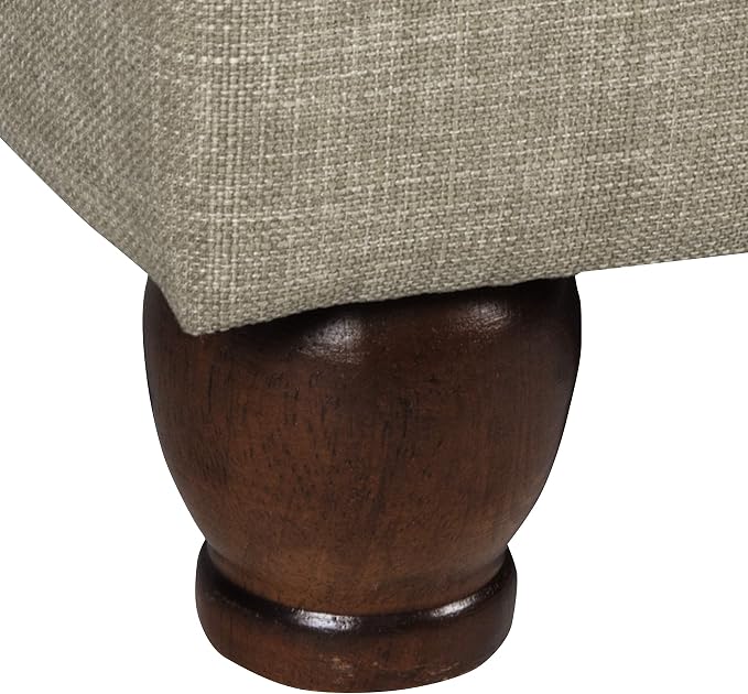 Homepop Home Decor | Upholstered MediumRectangular Storage Ottoman | Hinged Lid - Image 11