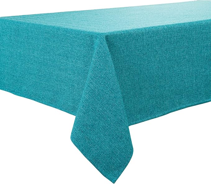 BALCONY & FALCON Rectangle Tablecloth Washable Wrinkle Resistant and Water by BALCONYFALCON