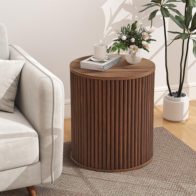 AVZEAR Fluted Round Side Table - Image 9