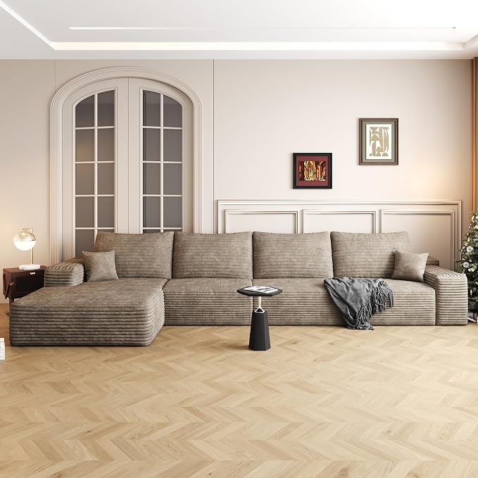 136" Sectional Couches for Living Room Cloud Couch Sofa - Image 8