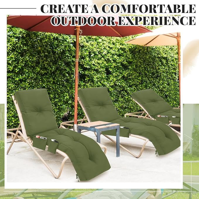 Outdoor Chaise Lounge Cushions - Image 7