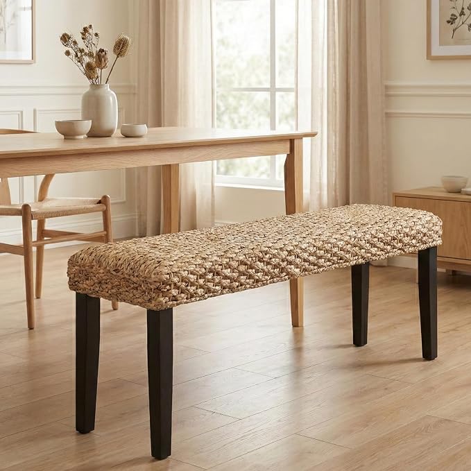 Solid Wood Acacia Indoor Bench - Image 3
