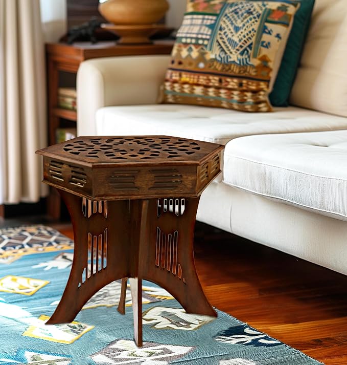 COTTON CRAFT Solid Wood End Table - Image 2