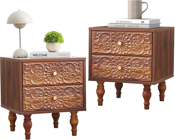 Nightstand, Farmhouse Bedside Table - Image 8