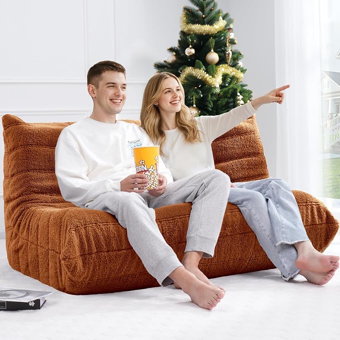 Bean Bag Loveseat Chair Big Sofa Beanbag Chair - Image 6
