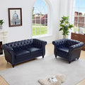 QHITTY 2 Piece Living Room Set, Sectional Chesterfield Sofa Chair Contemporary by QHITTYFurnitureLife