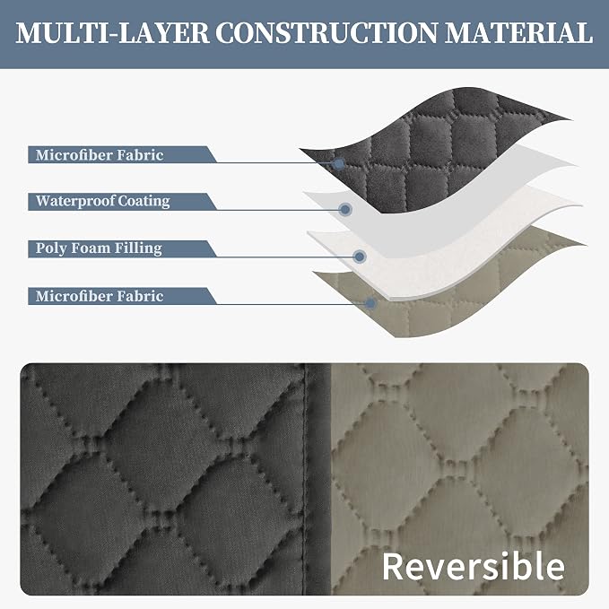 ISSUNTEX Double Protection 100% Waterproof Sofa Covers - Image 4