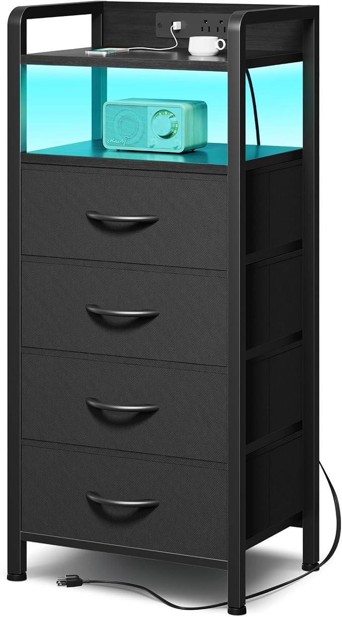 Lazzanto Night Stand Bedside Table Bedroom by Lazzanto