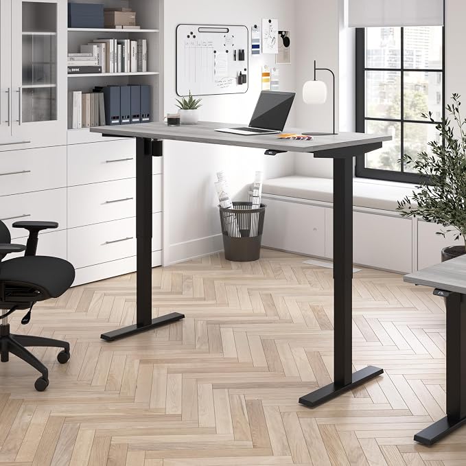 Bush Business Furniture 60-inch Electric Height Adjustable Standing Desk - Image 2