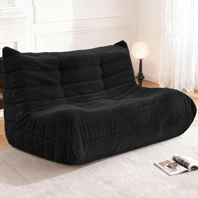 Bean Bag Loveseat Chair Big Sofa Beanbag Chair by Cansunna