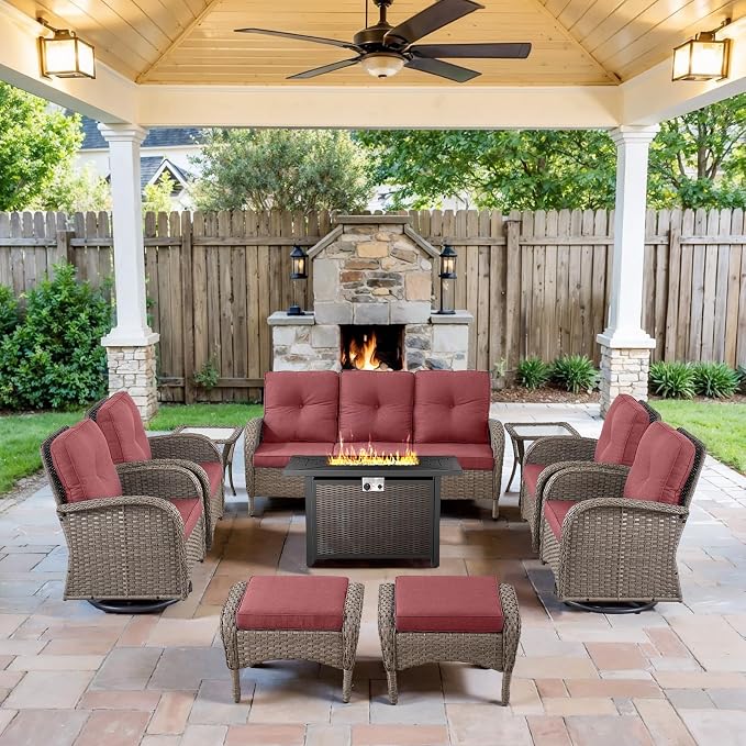 Belord Expansive 10 Pieces Outdoor Patio Furniture Set by Belord