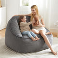 HUGHEAVEN Big Bean Bag Chairs for Adults, Giant Bean Bag Chair for Adults and by HUGHEAVENBeanBagChairs
