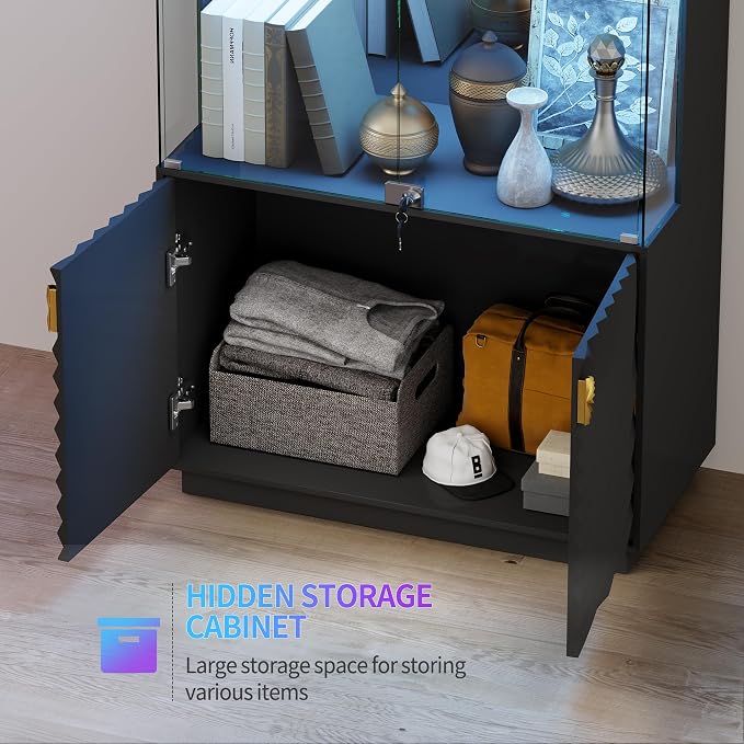 HNEBC Display Cabinet with Glass Doors - Image 6