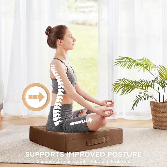 Codi Large Floor Pillow, Meditation Cushions - Image 5