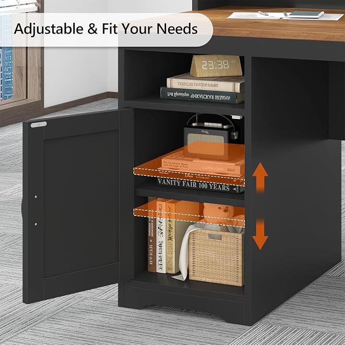 TVU Farmhouse Computer Desk - Image 6
