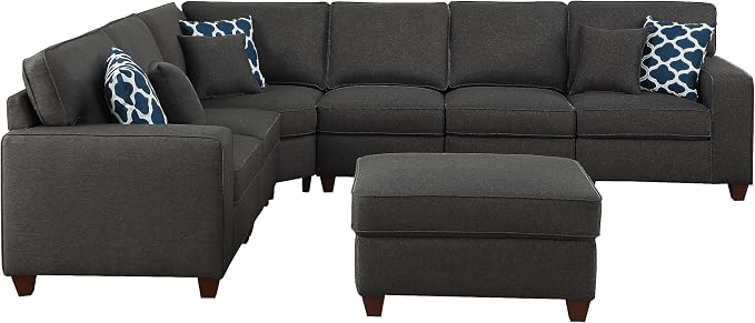 Ball & Cast 116" L-Shaped Sectional Couch - Image 8