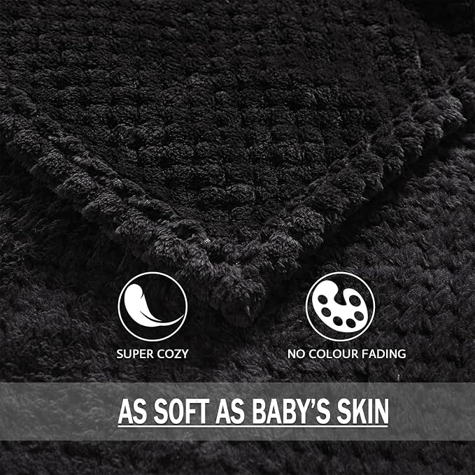 Exclusivo Mezcla Fleece Throw Blanket Extra Large, Super Soft and Warm Blankets - Image 5