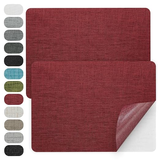 WILDREEDS 2 Pcs 8 x11 Inch Linen Repair Patches, Self-Adhesive Fabric Patch by WILDREEDS