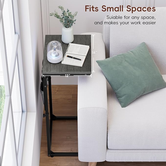 Vagusicc C-Shaped End Table - Image 4