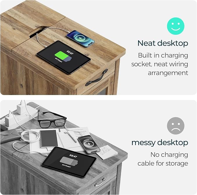 LINSY HOME End Table Set of 2 - Image 5