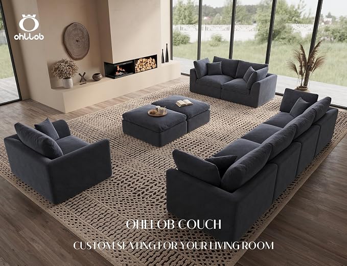 ohllob Middle Back for Cloud Sectional Couches Living Room - Image 5