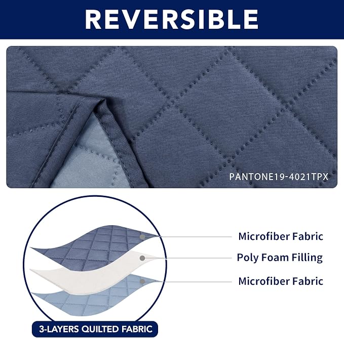 PureFit Water Resistant Reversible Sofa Covers - Image 5
