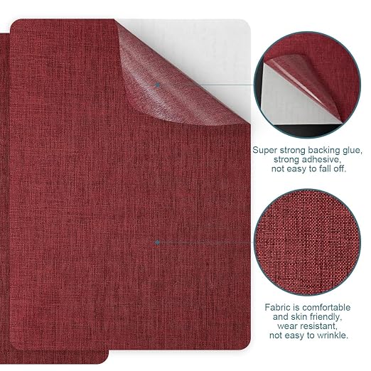 WILDREEDS 2 Pcs 8 x11 Inch Linen Repair Patches, Self-Adhesive Fabric Patch - Image 3