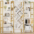 INNOD 70x70” Triple 5 Tier Book Shelf, Large Wooden Bookcase by INNODToddlerTower