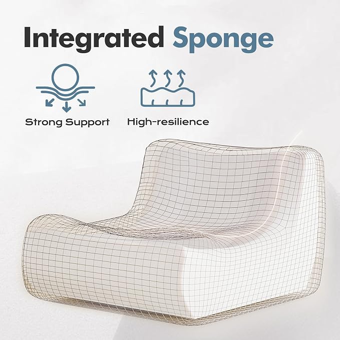 Bean Bag Loveseat Chair Big Sofa Beanbag Chair - Image 4